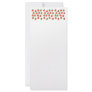 Red and Green Apple Pattern. Rack Card Template