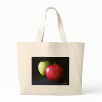 Red and Green Apples 3 - Fruit Art Tote Bag