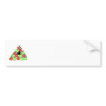 Red and Green Apples. Pool Balls Triangle. Custom bumper stickers