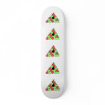 Red and Green Apples. Pool Balls Triangle. Custom skateboards