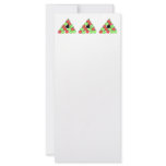 Red and Green Apples. Pool Balls, Triangle. Full Color Rack Card