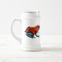 Red and Green Poison Dart Frog Mugs