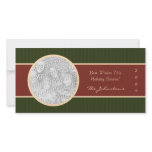 Red and Green Sophisticated Holiday Photo Cards