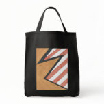 Red and Orange Geometric Motif Bag