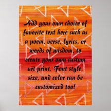 Red and Orange Tribal Print Background