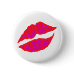 Red and Purple lips design Pins