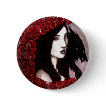 Red and the Wolf Pinback Buttons
