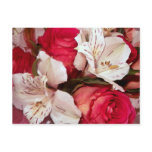 red and white happiness postcard