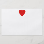 Red and White Love Heart Design. Flyer