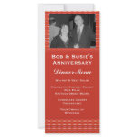 red and white pattern rack cards