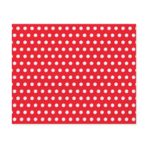 Red and White Polka Dot Pattern. Spotty. Custom Flyer
