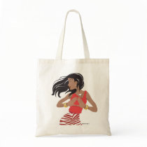 Red and White Sorority (Theta) Bag