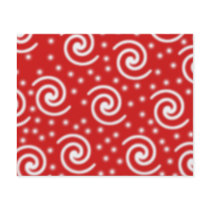 Red and white spiral pattern. flyer design