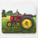 Red and Yellow Farm Tractor