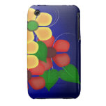 Red and Yellow Flowers iPhone 3 Case