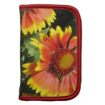 Red and Yellow Flowers Wallet Folio Planners