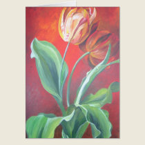 Red and Yellow Tulips cards