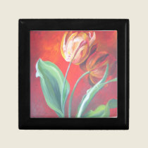 Red and Yellow Tulips gift boxes