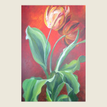 Red and Yellow Tulips posters