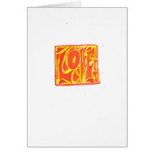 Red and Yellow Valentine Card
