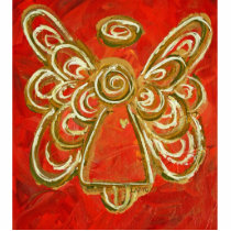 Red Angel Ornament