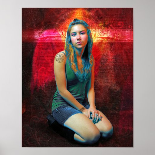 Red Angel Print