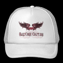 Red Angel Wings - Hardcore Couture hats