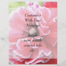 Red Angel's Choir Poppy Personalized Flyer