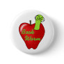 Red Apple Book  Worm Buttons