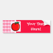 Red Apple Bumper Stickers