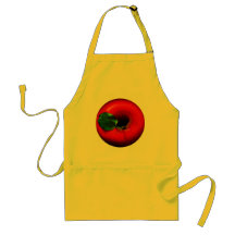 Red Apple Design Apron