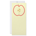 Red Apple Half. Full Color Rack Card