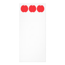 Red Apple. Rack Card Template