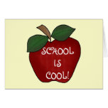 Red Apple School is Cool Tshirts and Gifts cards