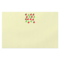 Red Apples and Green Apples, Pattern, on Cream. Full Color Flyer