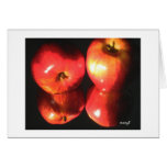 red apples cards