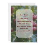 Red Apples Tree Wedding Save The Date invitations