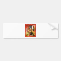 Red Arch Iron Gate Bumper Stickers