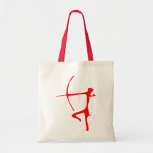 Red Archer Tote Bag