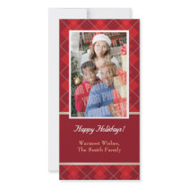 Red argyle single photo