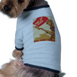 Red Army pet clothing