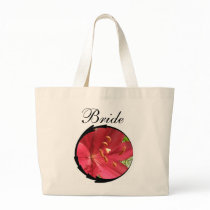 Red Asiatic Lily Photo Bags