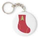 Red Baby Sock Keychains
