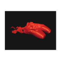 Red Ballet Shoes Postcard