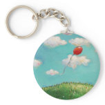 Red Balloon - blue sky beautiful day art