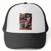 Red Barber Chair Mesh Hats