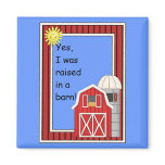 Red Barn and Grain Silo - Farmyard Barnyard - Kids