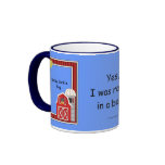 Red Barn and Grain Silo - Farmyard Barnyard Mug