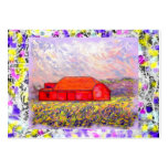 red barn drip business card templates