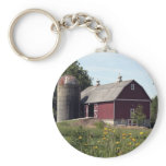 Red Barn Keychain